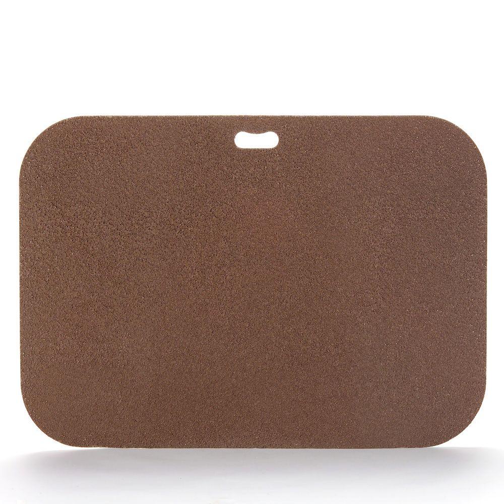 The Original Grill Pad 42 in. x 30 in. Rectangular Earthtone Brown Deck