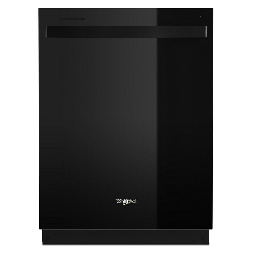 Whirlpool 24 in. Top Control BuiltIn Tall Tub Dishwasher in Black with