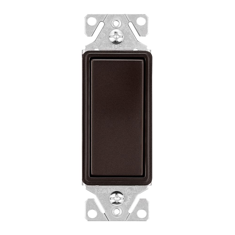 Eaton Single Pole Designer Switch In Oil Rubbed Bronze Eaton Single Pole Designer Switch In Oil Rubbed Bronze