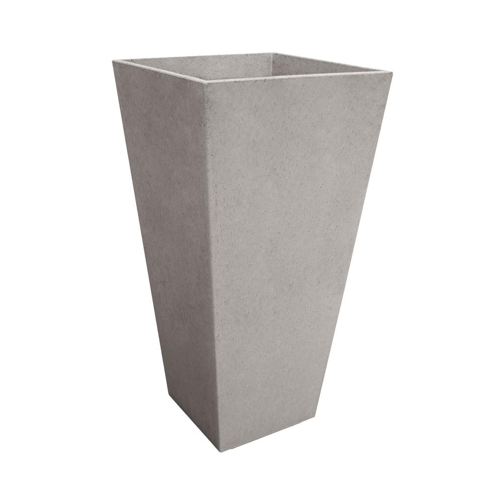 Tierra Verde Sonata 14 in. W x 27.5 in. H Concrete Grey 