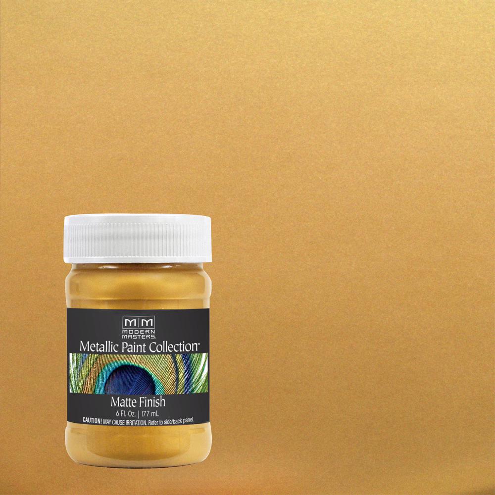 Modern Masters 6 oz. Gold Rush WaterBased Matte Metallic Interior