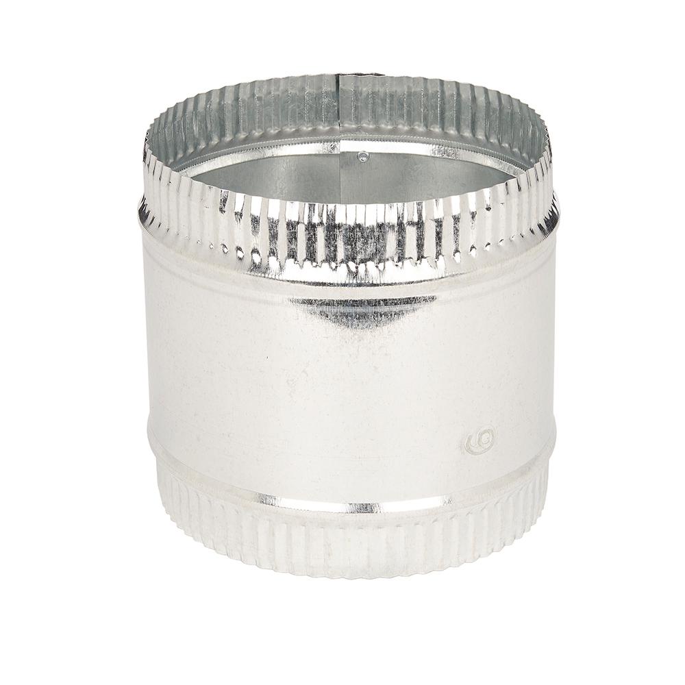 Duct Connector Flange Metal Straight Pipe Flange for Heating Cooling Ventilation System 4//6 Inch 4 inch