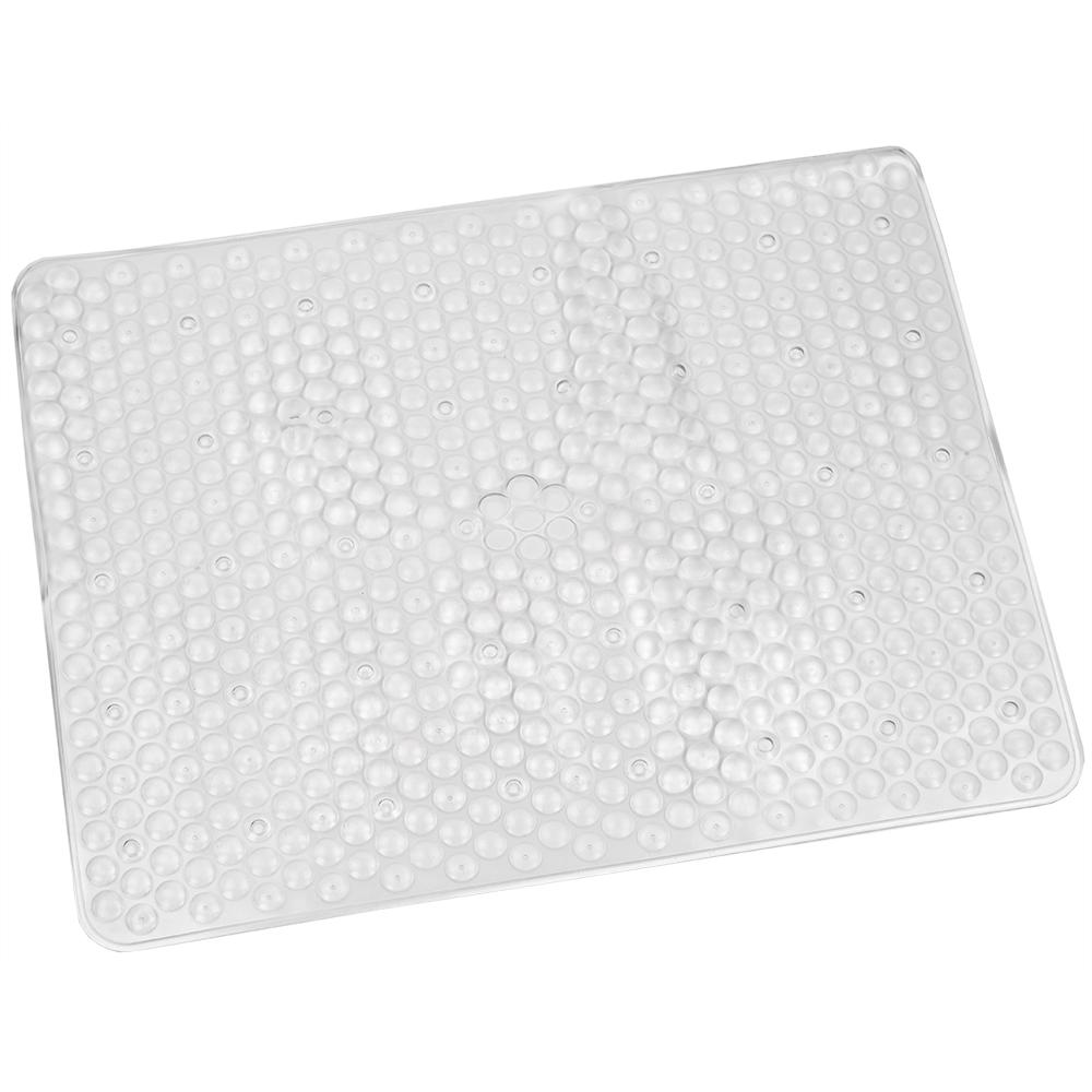 Home Basics Clear Rubber Sink Mat Bm10857 The Depot Home Basics Clear Rubber Sink Mat