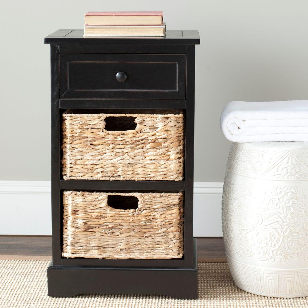 paper rope 3 drawer chest