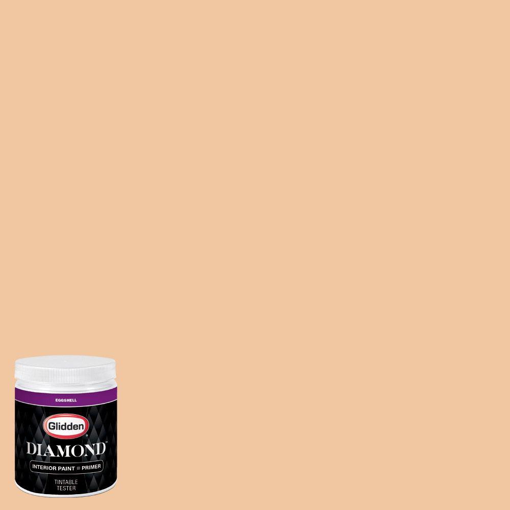 Glidden Diamond 8 oz. HDGO45U Glazed Peach Eggshell Interior Paint
