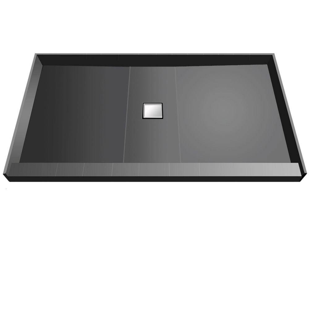 Redi Neo 46 in. x 46 in. NeoAngle Shower Base with Back DrainWD46Neo