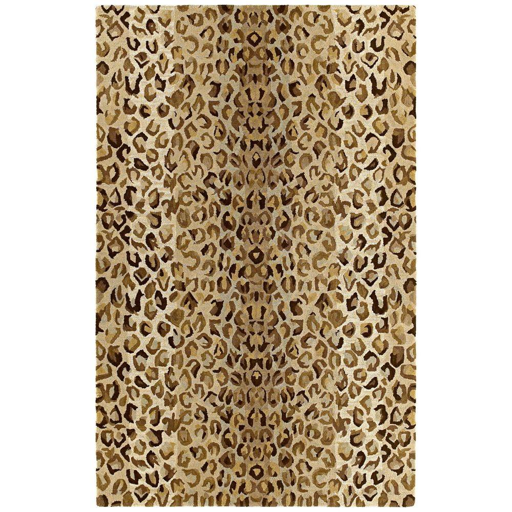 Animal Print Area Rugs The Home Depot Khazana Ashanti Mocha 10 Ft X 13 Area Rug