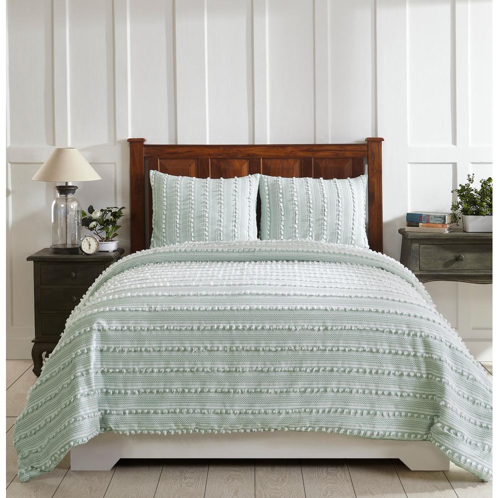 Better Trends Anglique Teal Twin Comforter-SS-QUANTWTL - The Home Depot