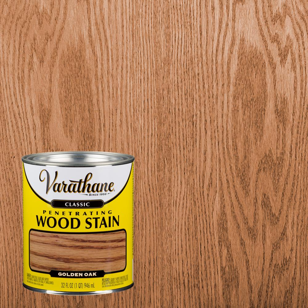 Varathane 1 qt. Golden Oak Classic Wood Interior Stain339702 The