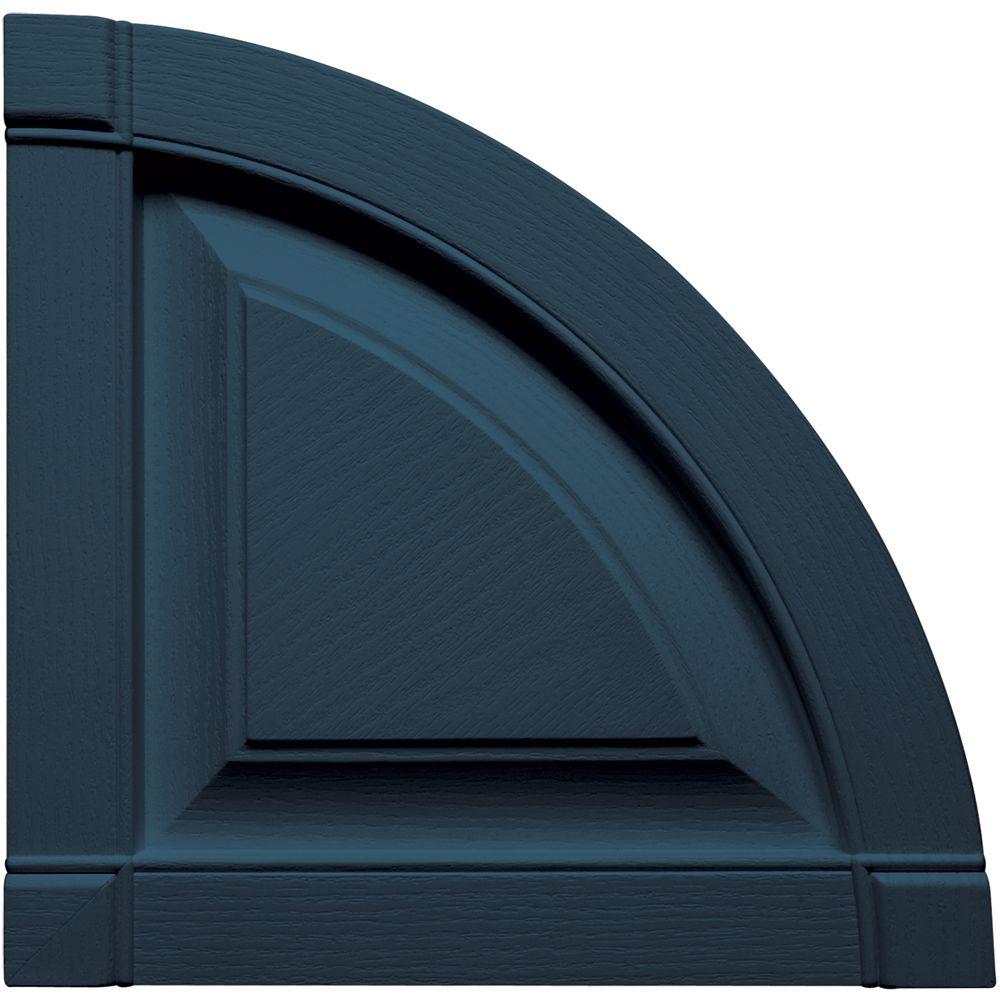 Builders Edge 15 In X Raised Panel Design Classic Blue Raised Panel Design Classic Blue Quarter Round