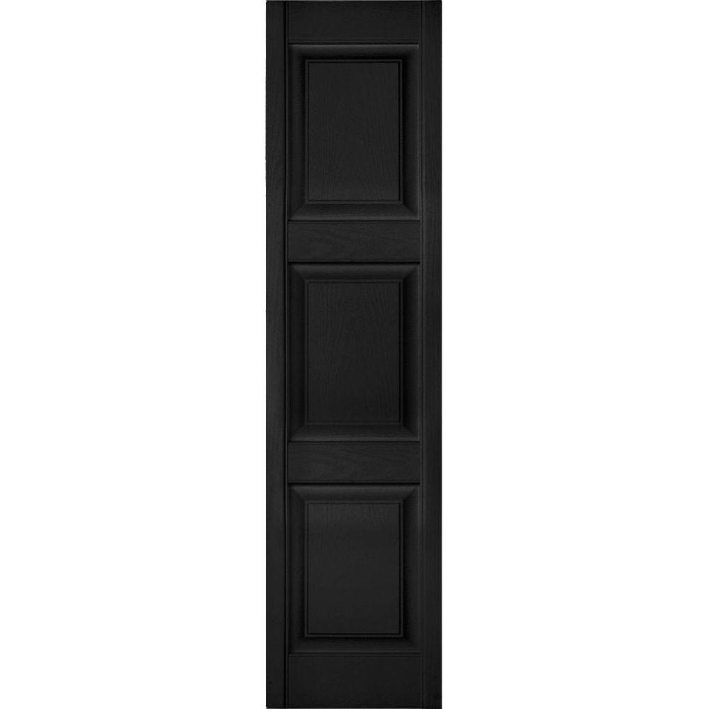 Ekena Millwork 141/2 in. x 62 in. Lifetime Vinyl Custom 3 Equal Raised