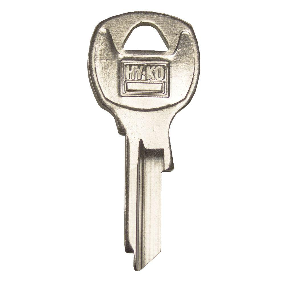 HYKO National NickelPlated Brass Blank Key11010NA44 The