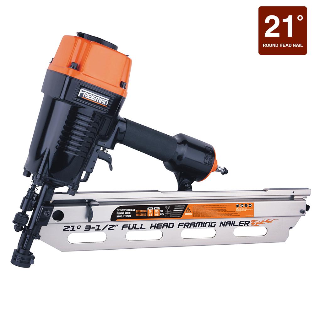 Freeman 9Piece Complete Nail Gun Combo Kit with Framing Nailer Finish