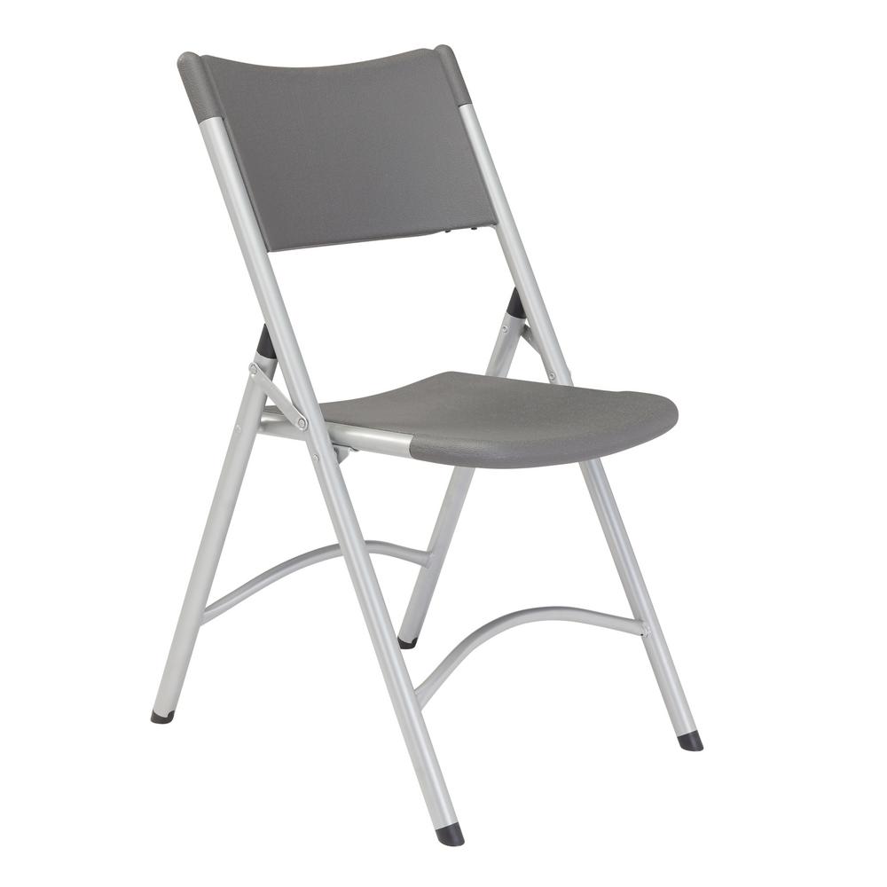 Charcoal National Public Seating Folding Chairs 620 64 1000 