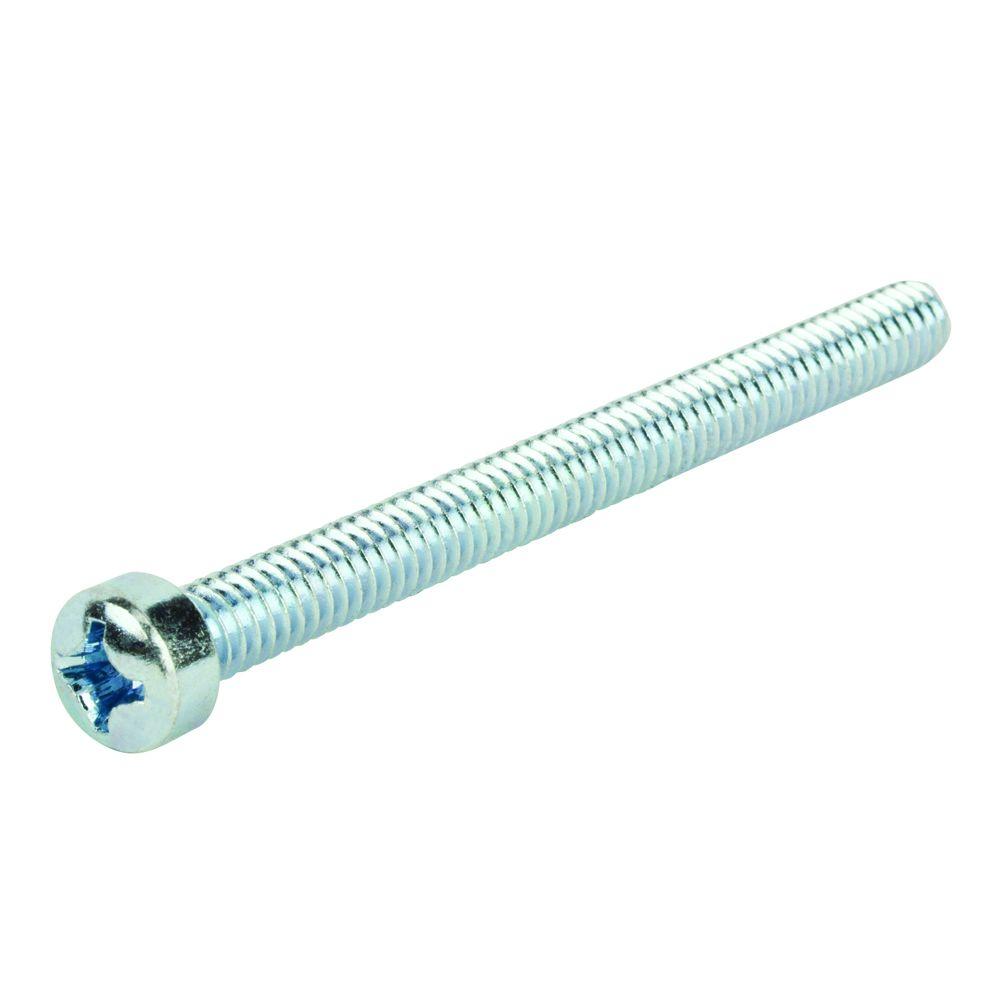 Phillips Pan Head 6-32 x 1-1//2 Machine Screws #6 Zinc 1000