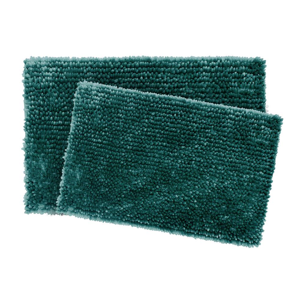 Bath Rugs Mats The Home Depot Mega Er Harbor Chenille 17 In X 24 20