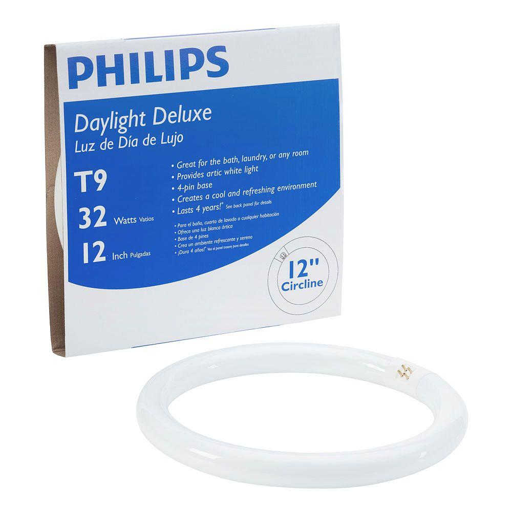 Philips Watt In T Circline Linear Fluorescent Light Bulb Daylight Deluxe K