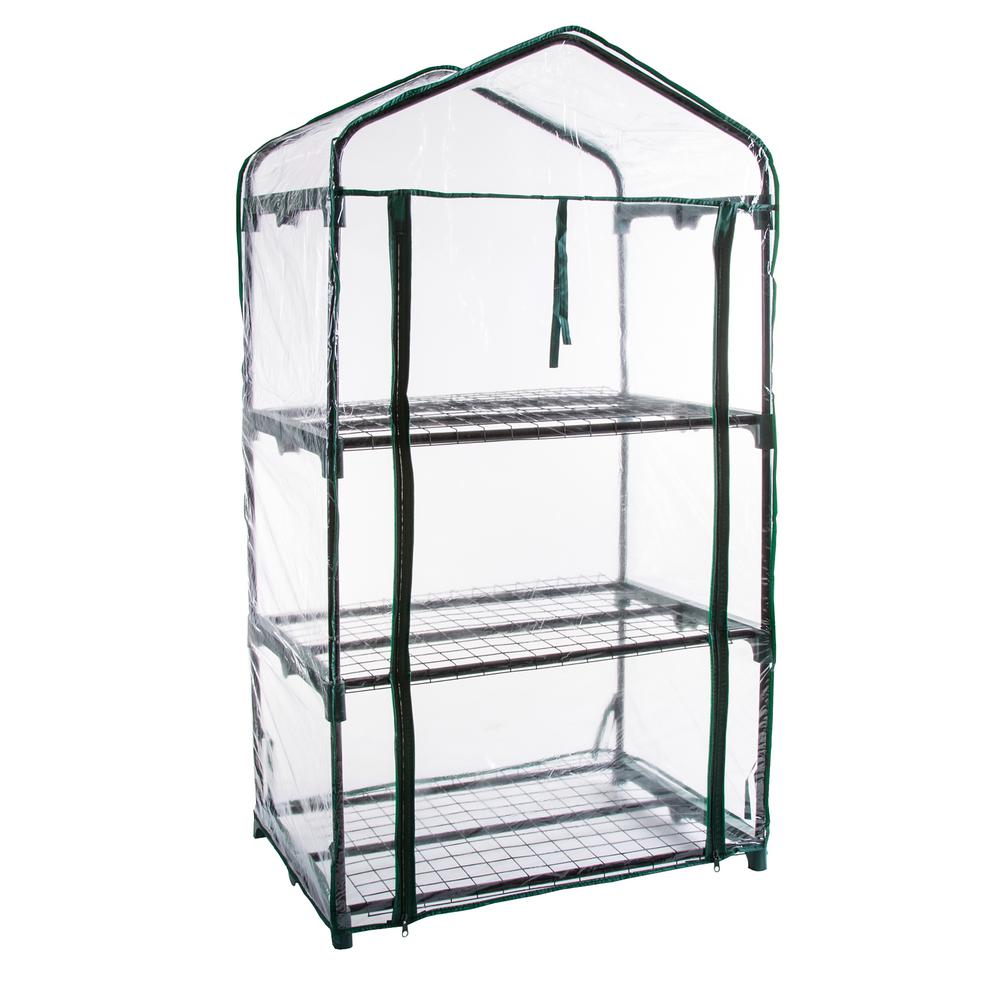 Pure Garden 27.5 inch x 19 inch x 50 inch 3 Tier Greenhouse by Pure Garden