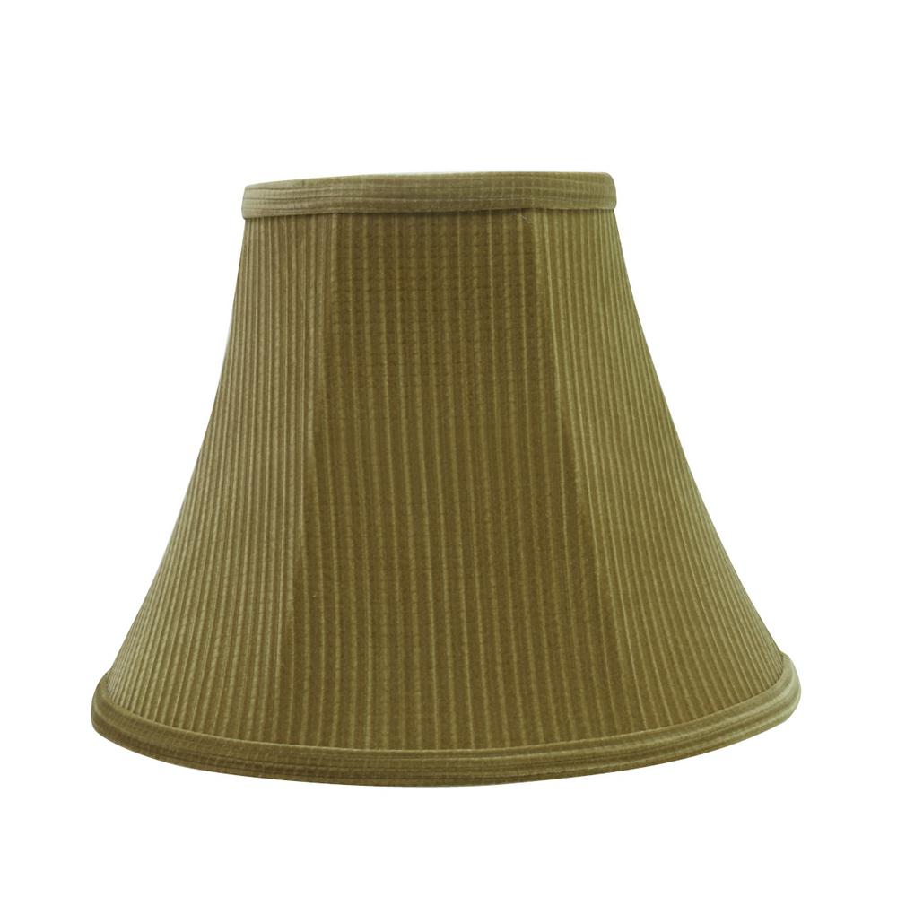 Aspen Creative Corporation 12 In X 9 5 Brown Green Bell Lamp Shade