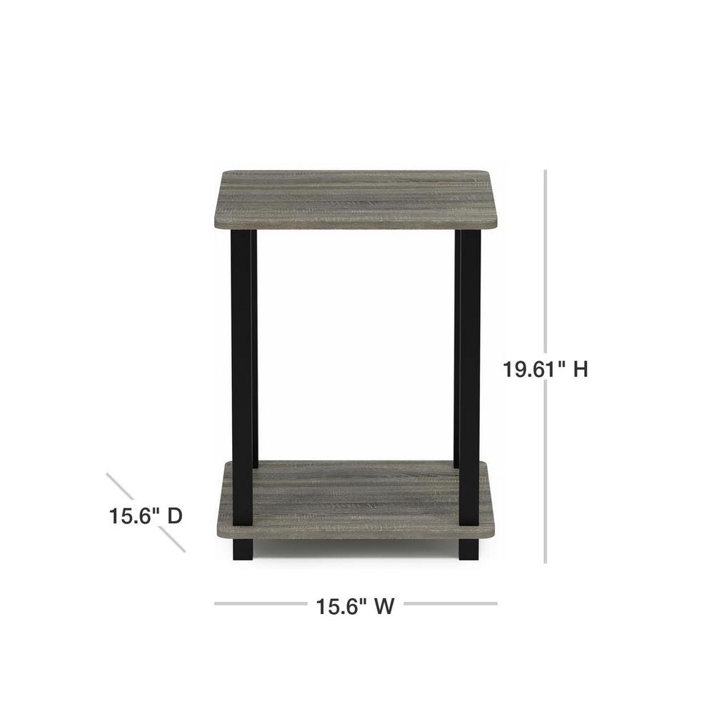 Legno French Oak Grey Grigio tavolino da caff/è Furinno Beginning Tavolo