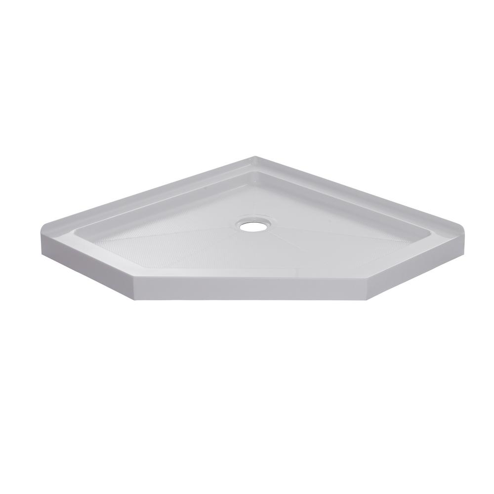 Neo Angle 36 x 36 Shower Pans Showers The Home Depot