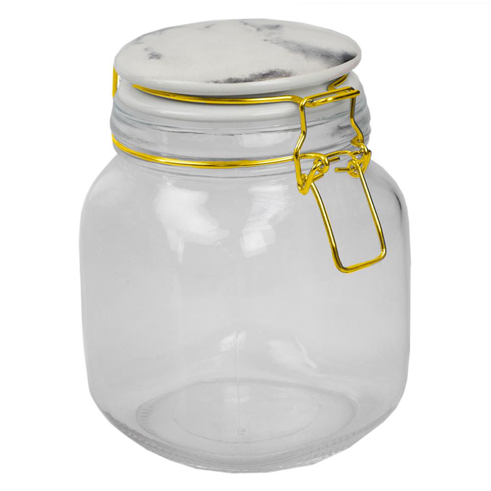 32 Oz Glass Canister With Ceramic Top