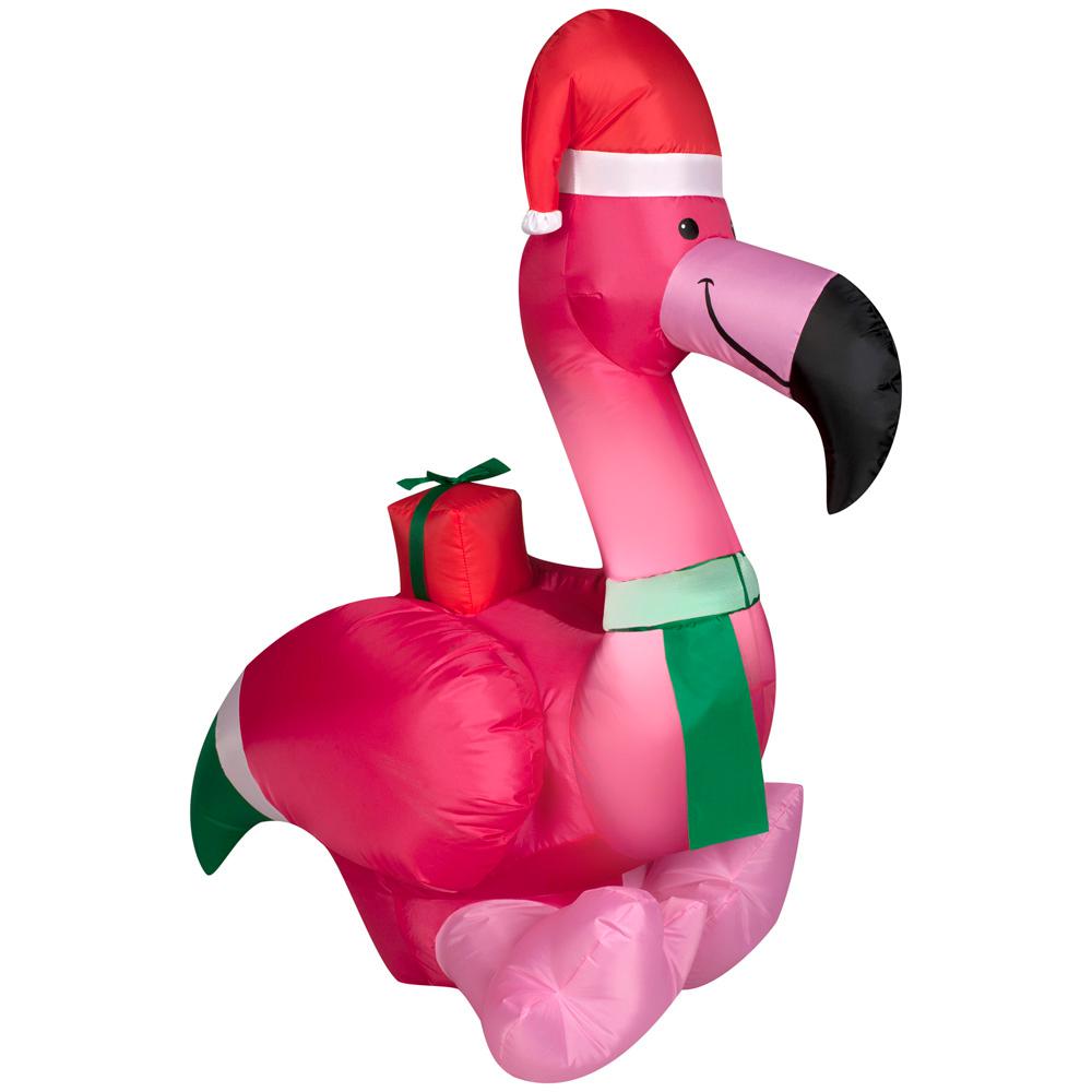 small blow up flamingos