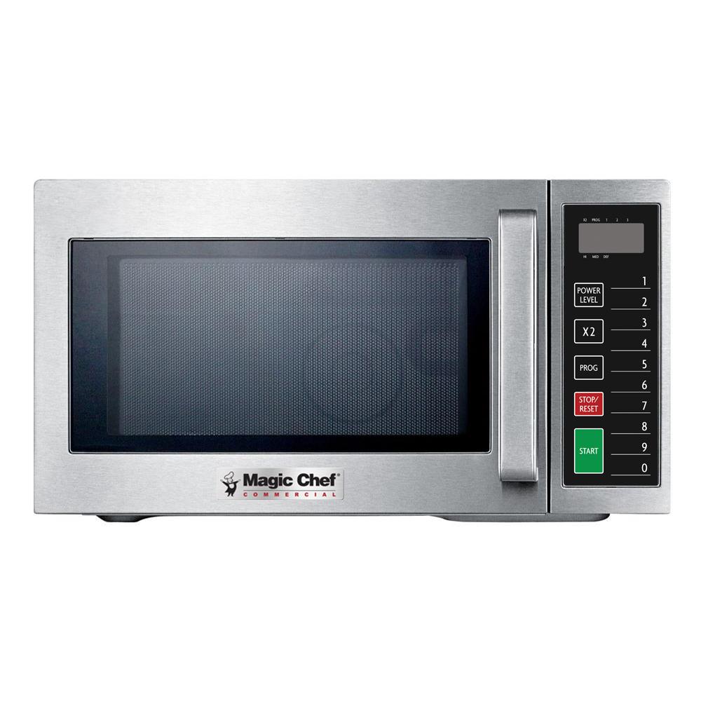 Magic Chef 1 3 Cu Ft Countertop Microwave In Stainless Steel Commercial Countertop Microwave In Stainless Steel