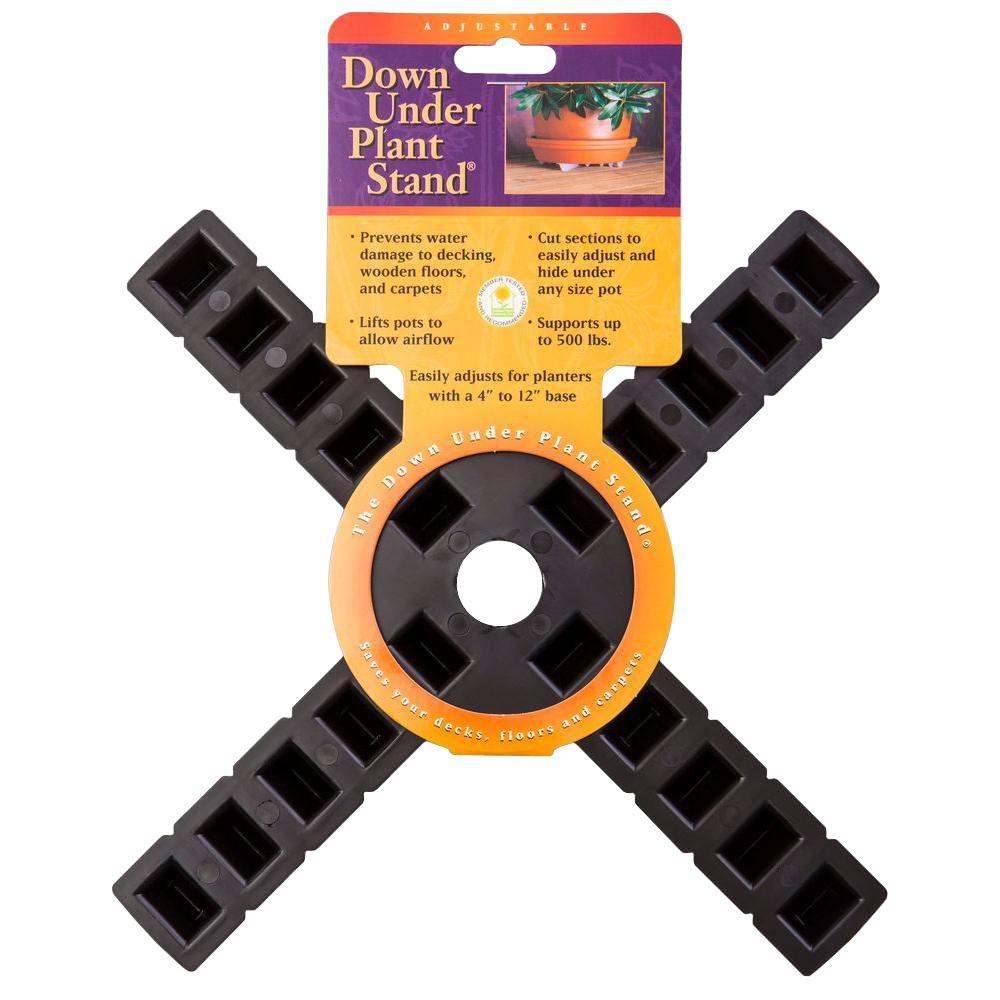 The Plant Stand 12 in. Black Plastic Down Under Plant Stand10410 The
