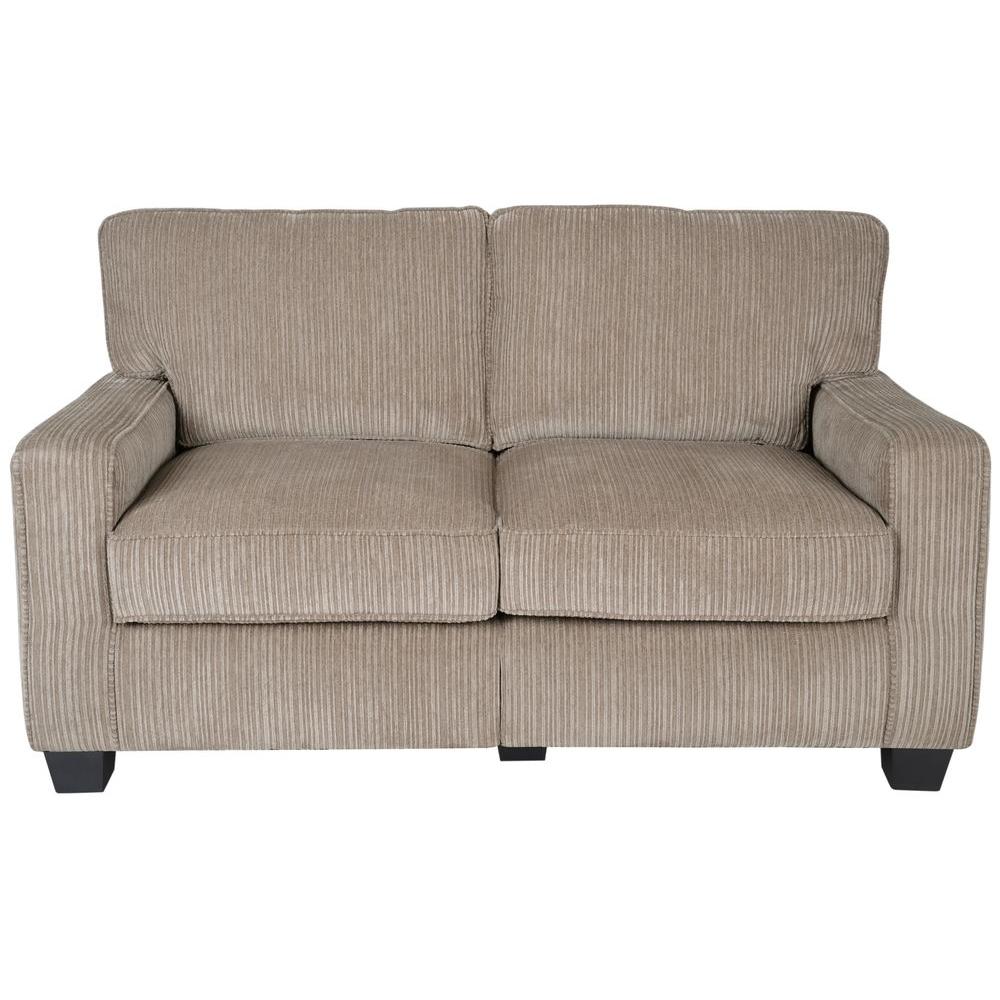 Serta RTA Trinidad Chocolate/Espresso Polyester Loveseat-CR43528PB ...