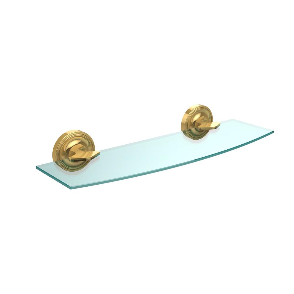 Allied Brass Regal 18 In L X 3 1 8 H 5 W Clear Glass Allied Brass Regal 18 In L X 3 1 8 H