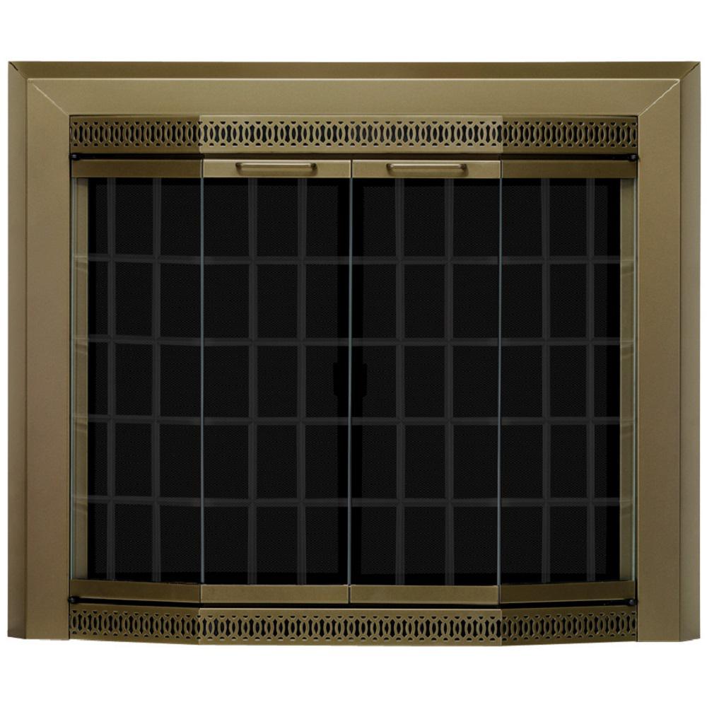Pleasant Hearth Grandior Bay Large Glass Fireplace Doors Gr 7202 The Home Depot - Fireplace Door Home Depot Pleasant Hearth Grandior Bay Large Glass Fireplace Doors Gr 7202 The Home Depot - Fireplace Door Home Depot