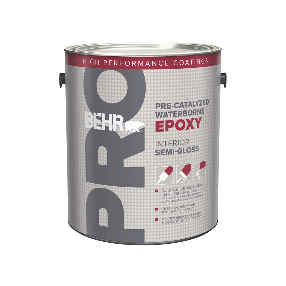 Behr Pro 1 Gal White Pre Catalyzed Epoxy Interior Paint And Primer Behr Pro 1 Gal White Pre Catalyzed Epoxy Interior Paint And Primer In One
