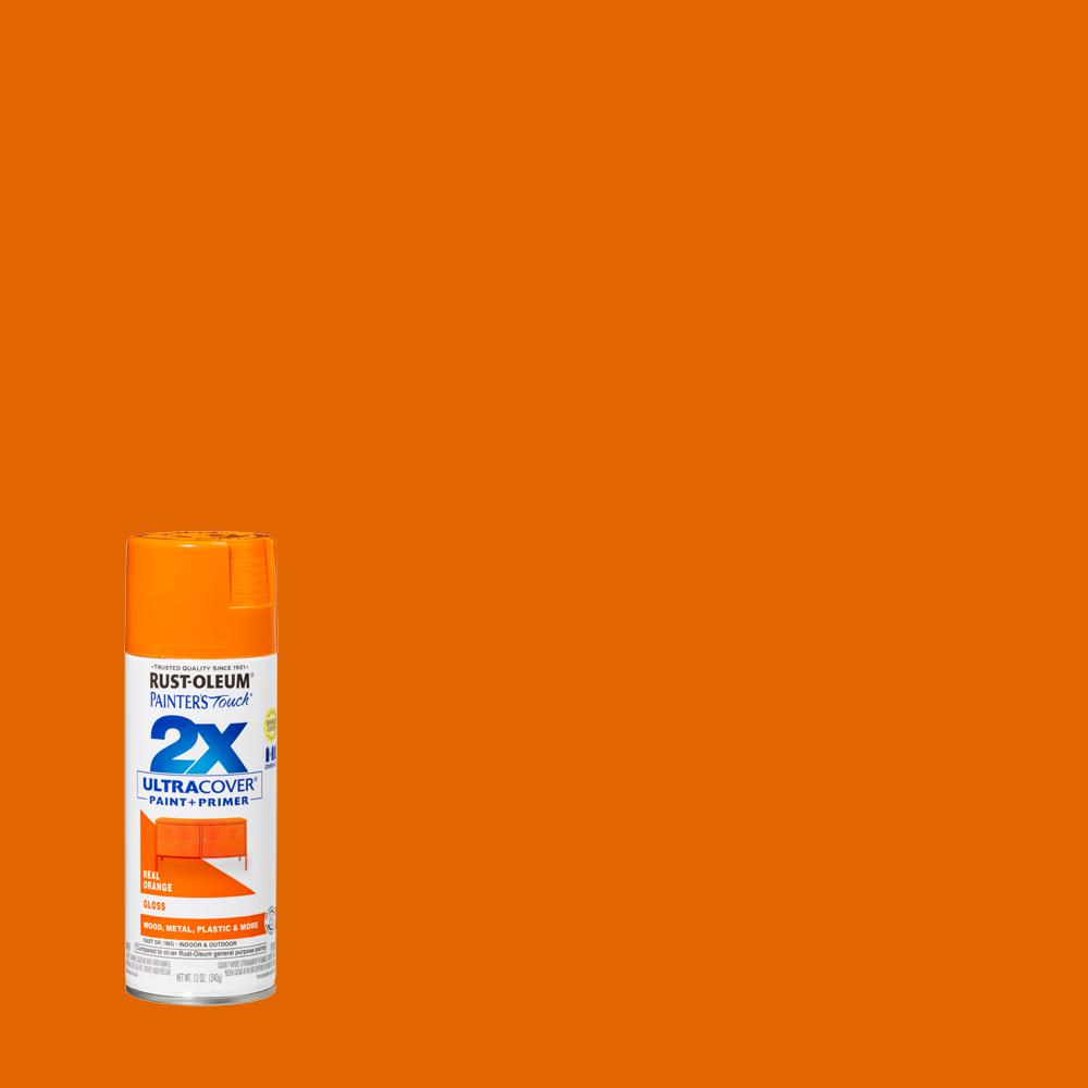 orange rust oleum spray paint
