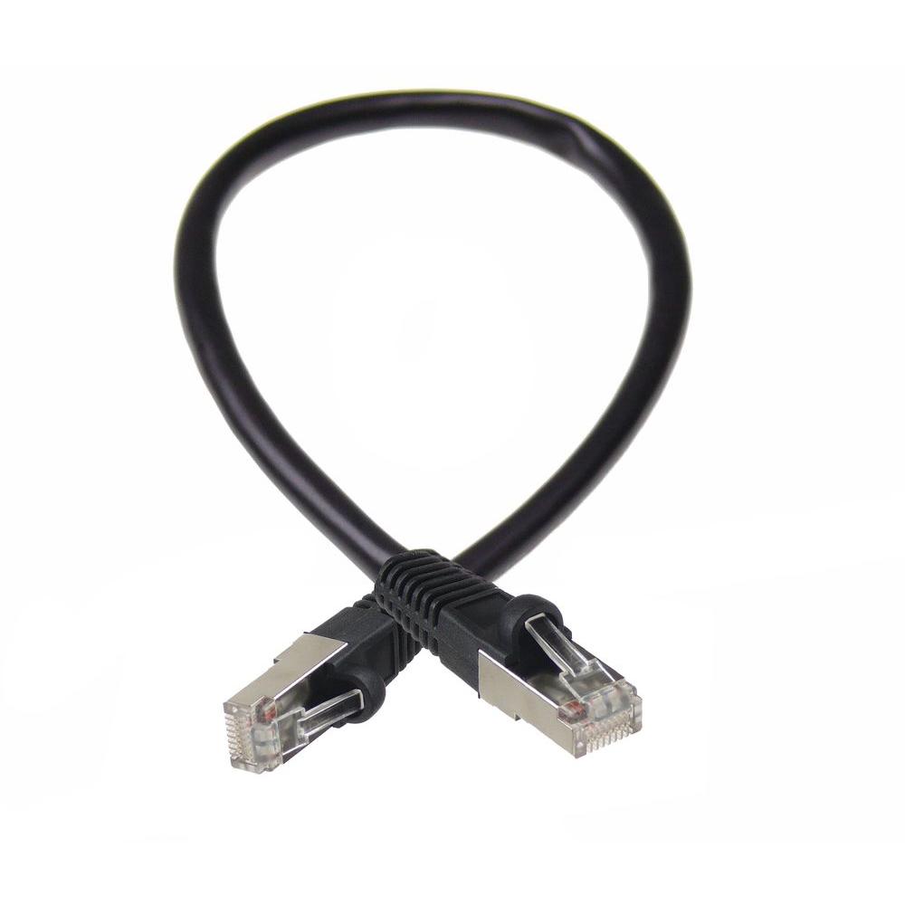 Pack of 1 200 Cat5e Black Ethernet Patch Cable ED895602 Snagless//Molded Boot