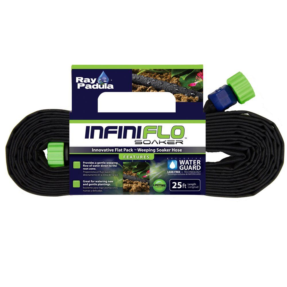 Ray Padula InfiniFlo 3/8 In. Dia X 25 Ft. Soaker Flat Soaker Garden ...