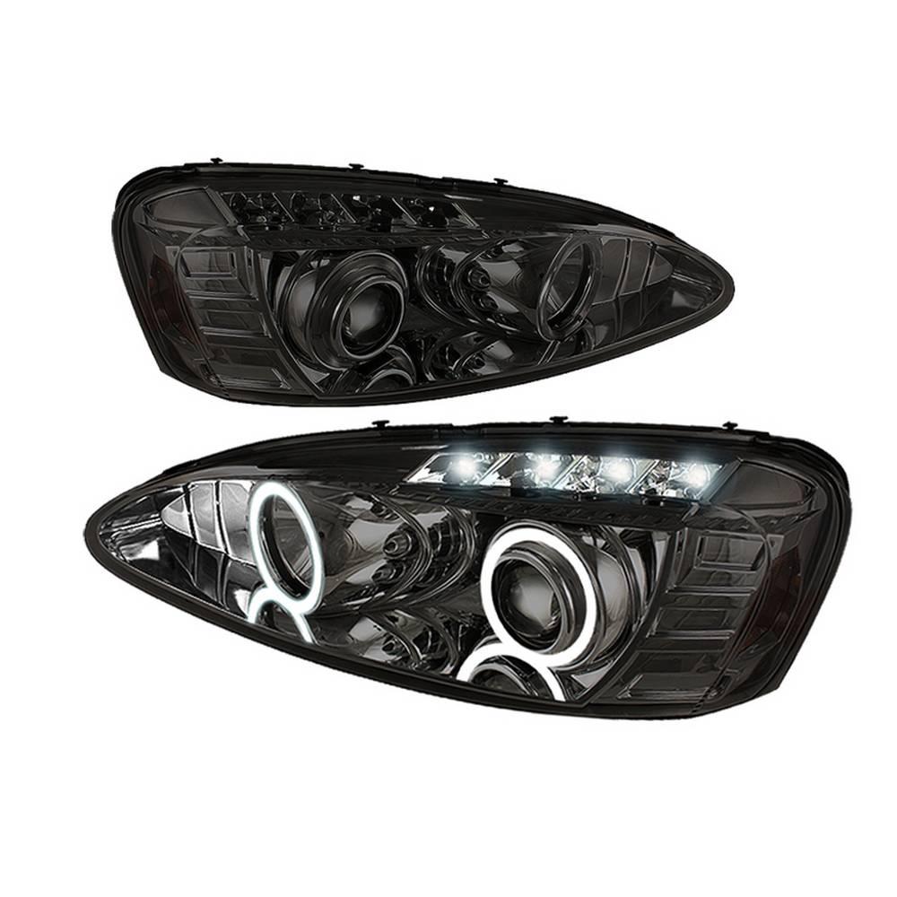 Spyder Auto Pontiac Grand Prix 04 08 Projector Headlights Led Halo Led Replaceable Leds Smoke 5011688 The Home Depot