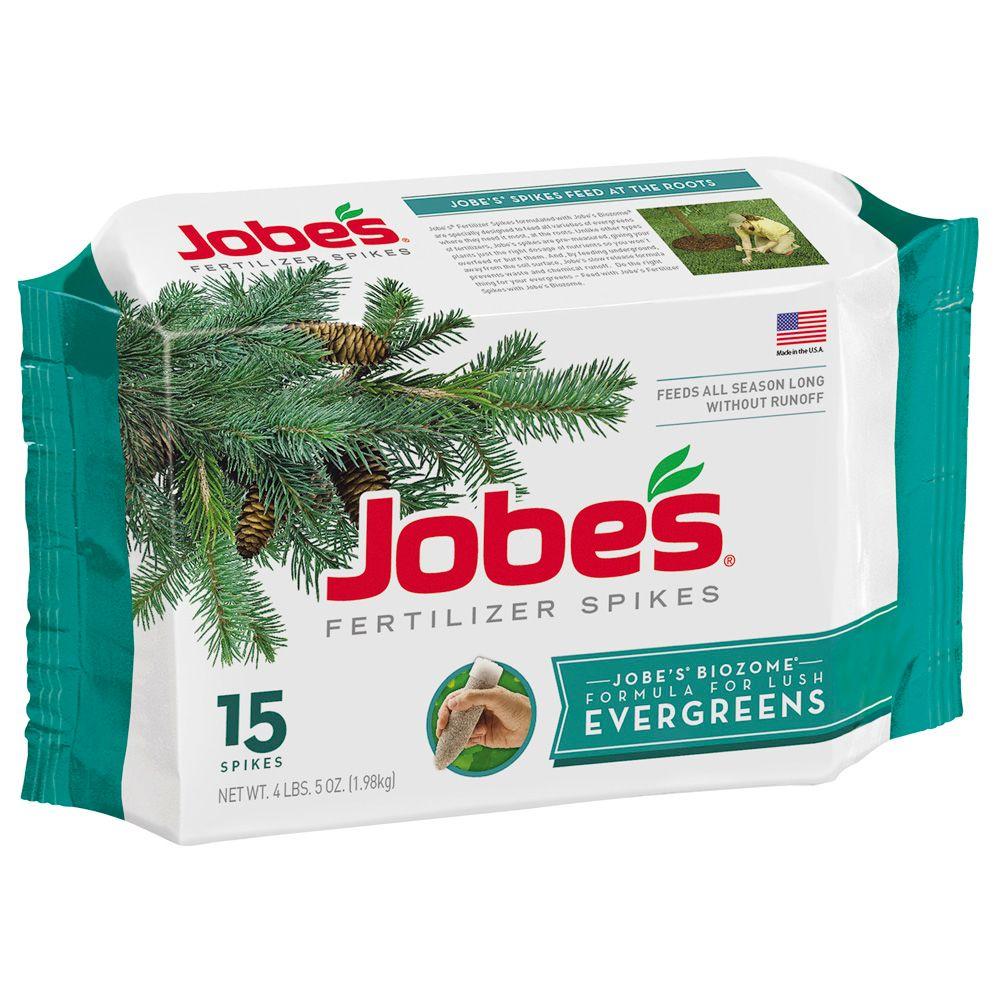 fertilizer tree shrub plant jobe spikes evergreen lb pack