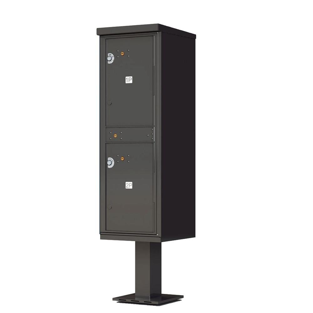 Florence 1,590 Valiant Dark Bronze Pedestal Mount Locking