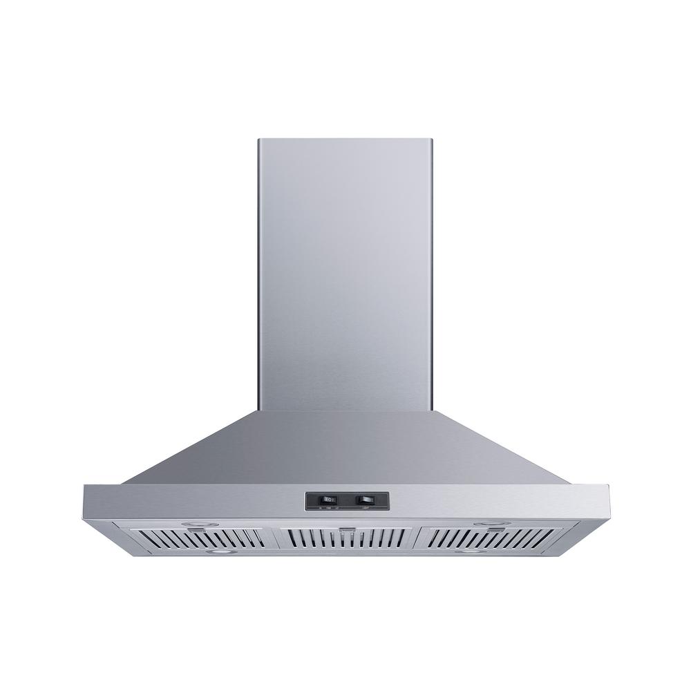 Frigidaire 42 in. Convertible Glass Canopy Island Range Hood in