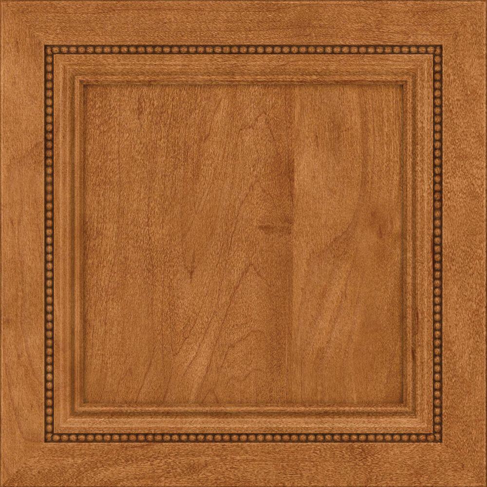 KraftMaid 15x15 in. Door Sample in Captiva Maple in Praline