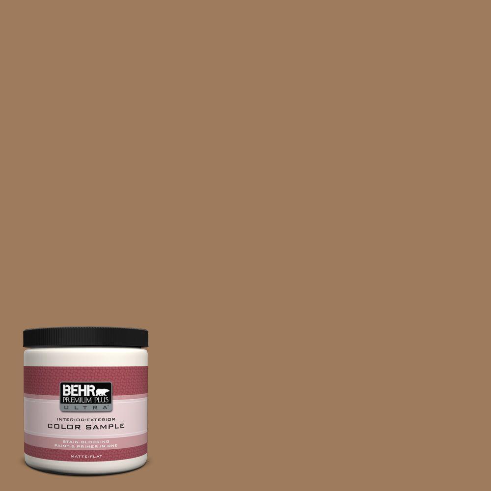 BEHR Premium Plus Ultra 8 oz. 290E1 Weathered Sandstone Matte