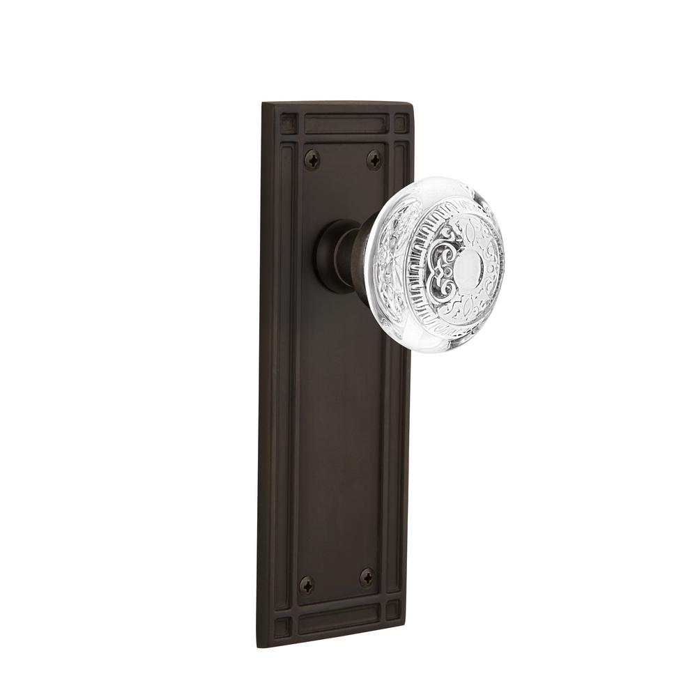 Nostalgic Warehouse Mission Plate Oil Rubbed Bronze Double Dummy