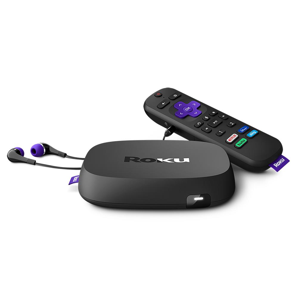 Roku Ultra Streaming Player in Black with WIFI Remote Control-4800R ...