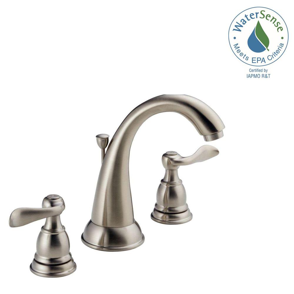 Bathroom Faucets Delta delta mandara 8 in. widespread 2-handle bathroom faucet in Bathroom Faucets Delta delta mandara 8 in. widespread 2-handle bathroom faucet in