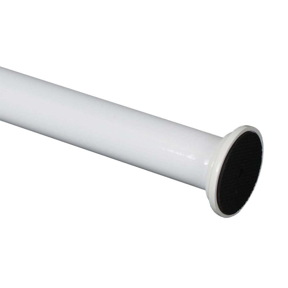 Urbanest Pulire 24 In To 42 Adjule 1 Dia Metal Tension Pulire 24 In To 42 Adjule 1 Dia Metal Tension Rod Glossy White