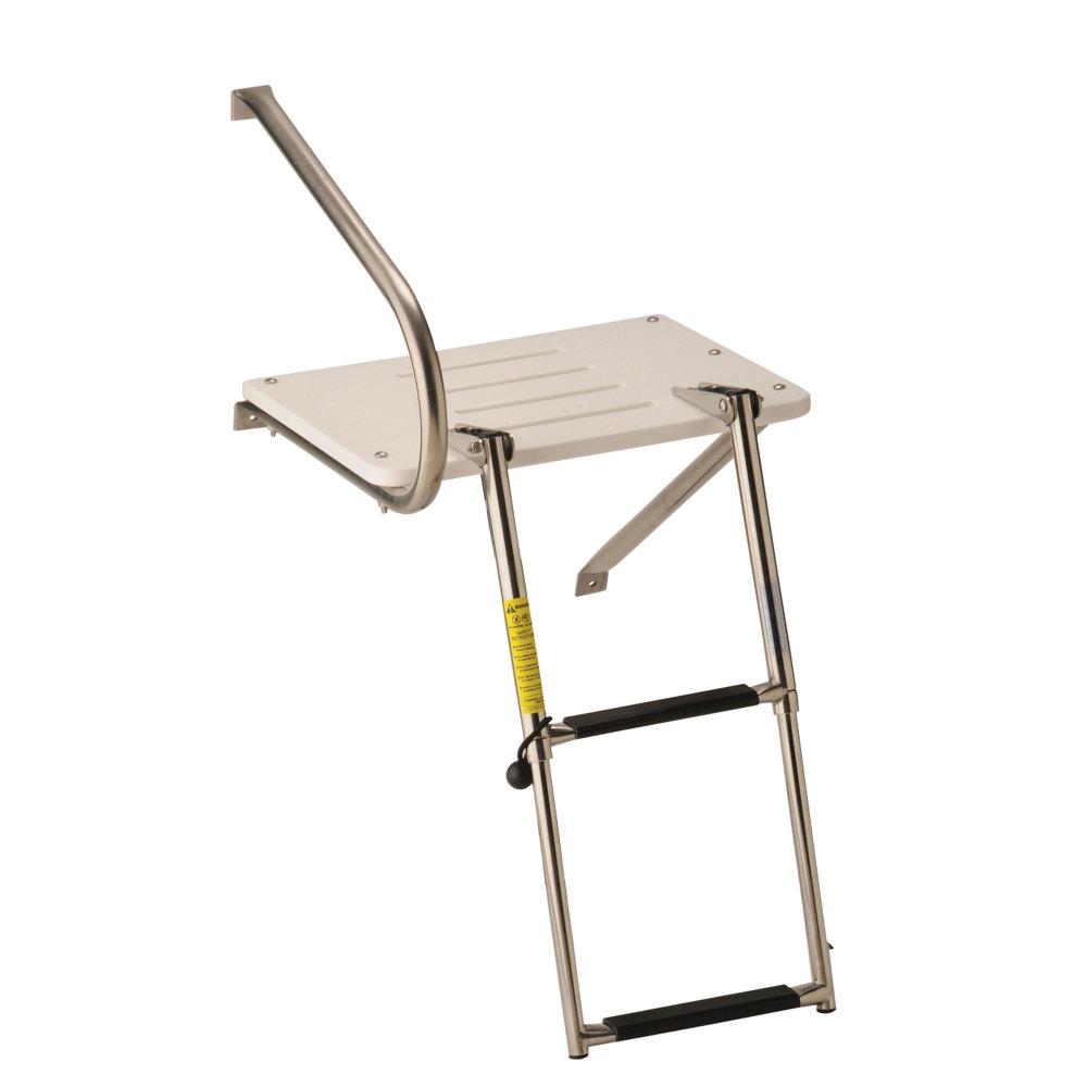 Garelick Transom Platform with Telescoping Ladder19537 The Home Depot