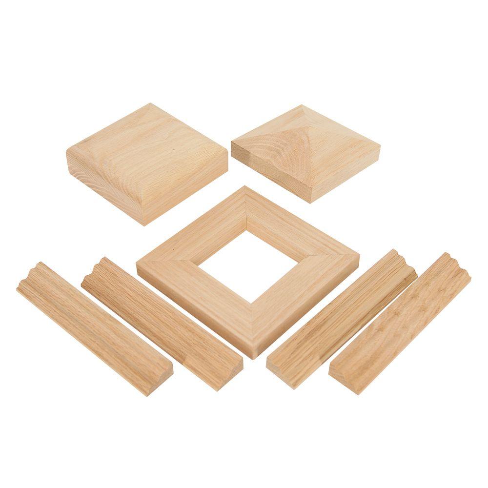 Stair Parts Nc 75 Hard Maple Newel Cap Kit 9802l 000 0000l The