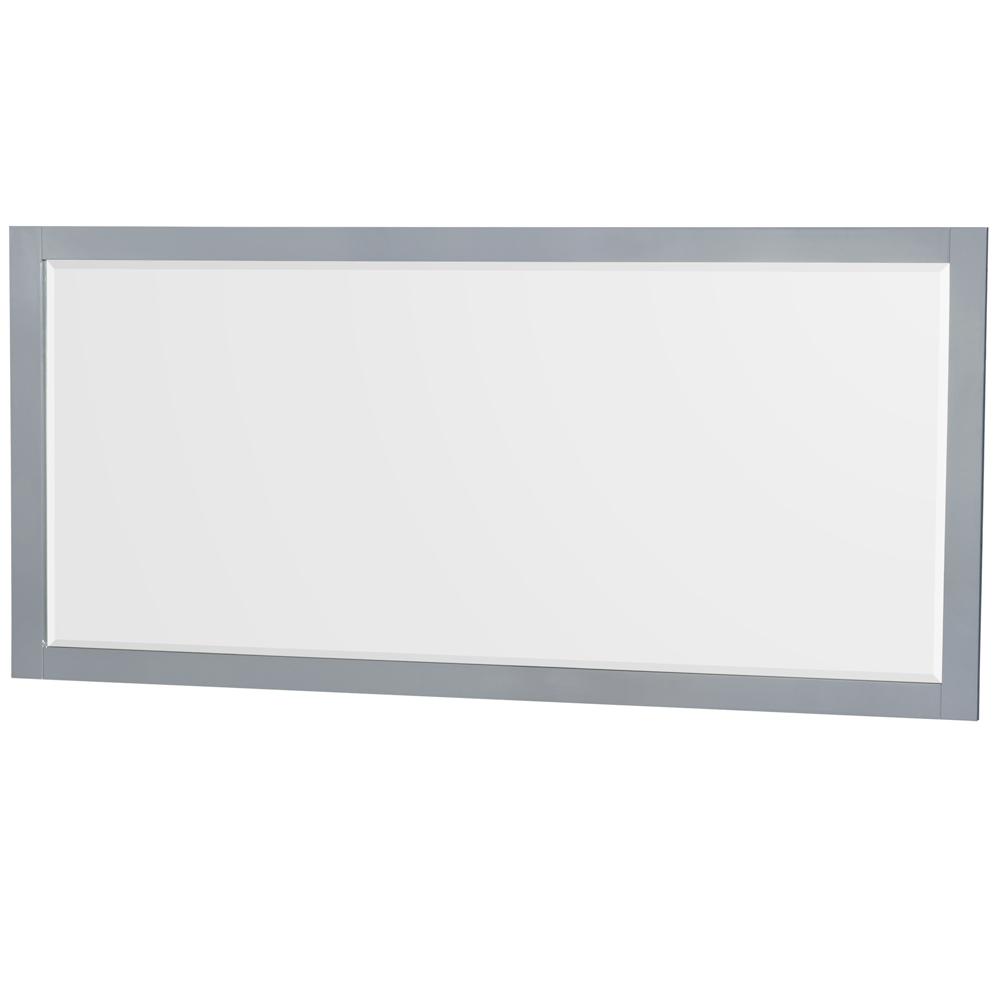 Wyndham Collection Sheffield 70 in. W x 33 in. H Framed Wall Mirror in ...