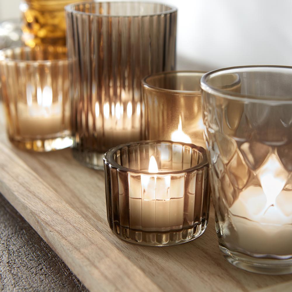 glass candle tray